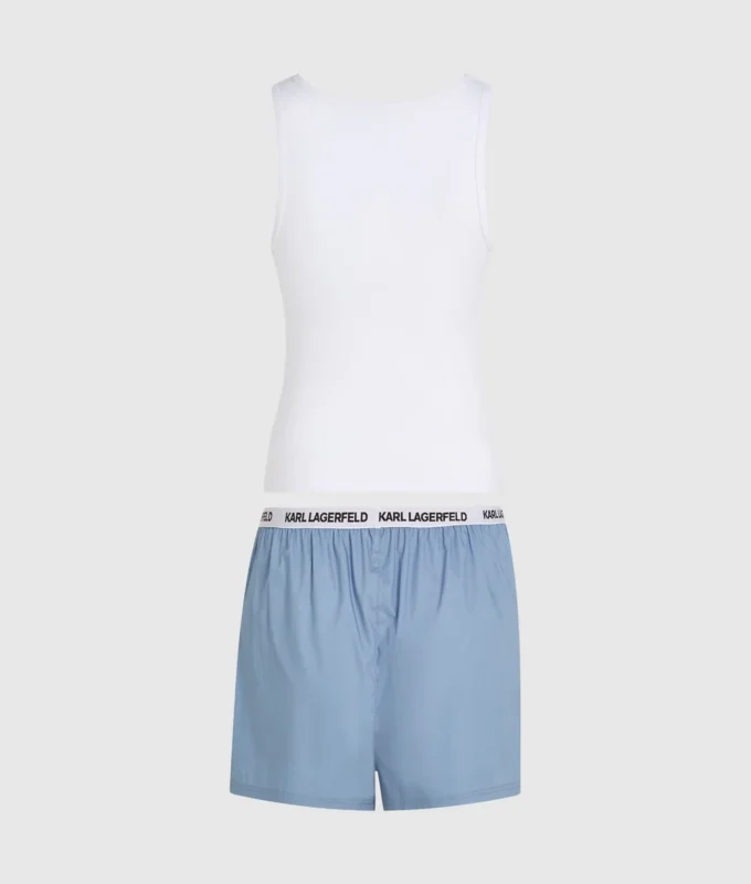 Pyjamaset met tanktop en korte broek