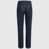 Rechte jeans met knoopdetails
