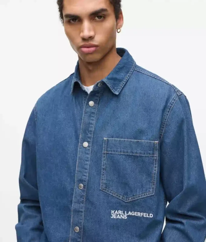 Regular denim shirt