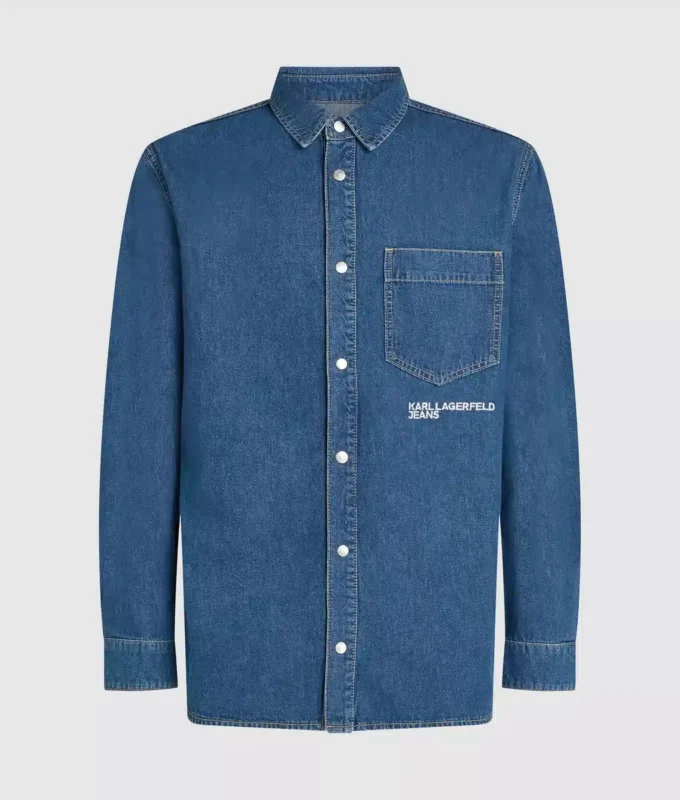 Regular denim shirt