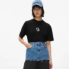 Regular-fit T-shirt met monogram