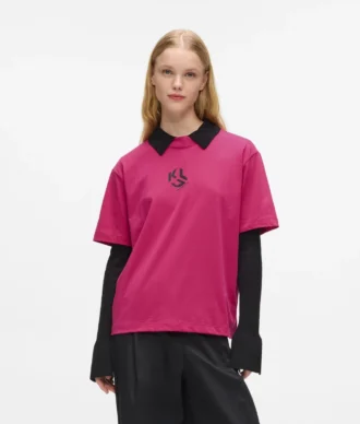 Regular-fit T-shirt met monogram