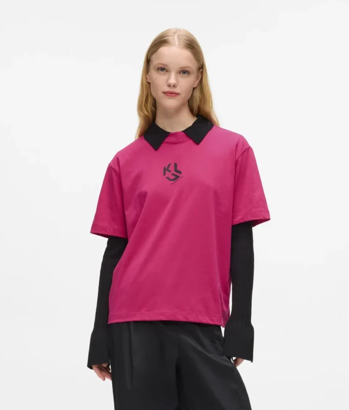 Regular-fit T-shirt met monogram