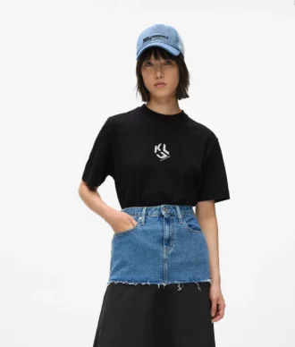 Regular-fit T-shirt met monogram