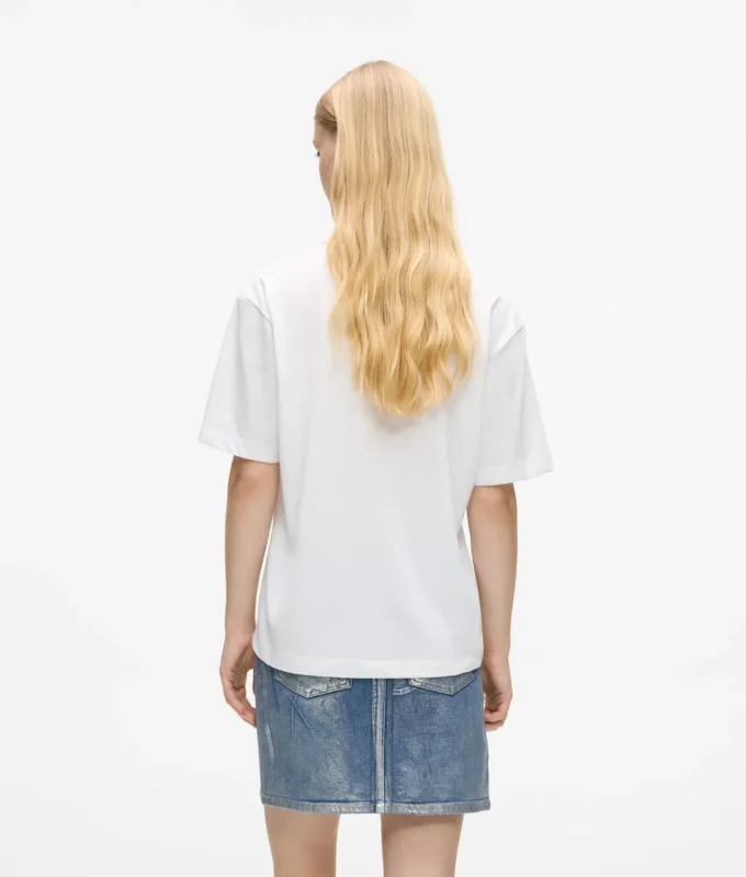 Regular-fit T-shirt met monogram