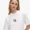 Regular-fit T-shirt met monogram