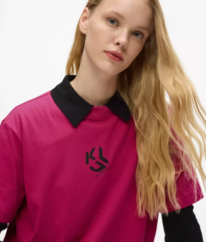 Regular-fit T-shirt met monogram