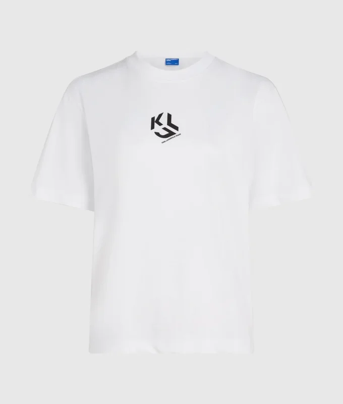 Regular-fit T-shirt met monogram