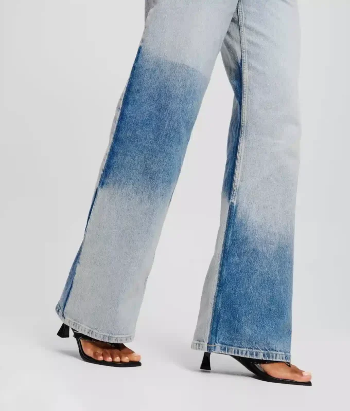 RELAXED COLOR-BLOCK JEANS