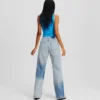 RELAXED COLOR-BLOCK JEANS