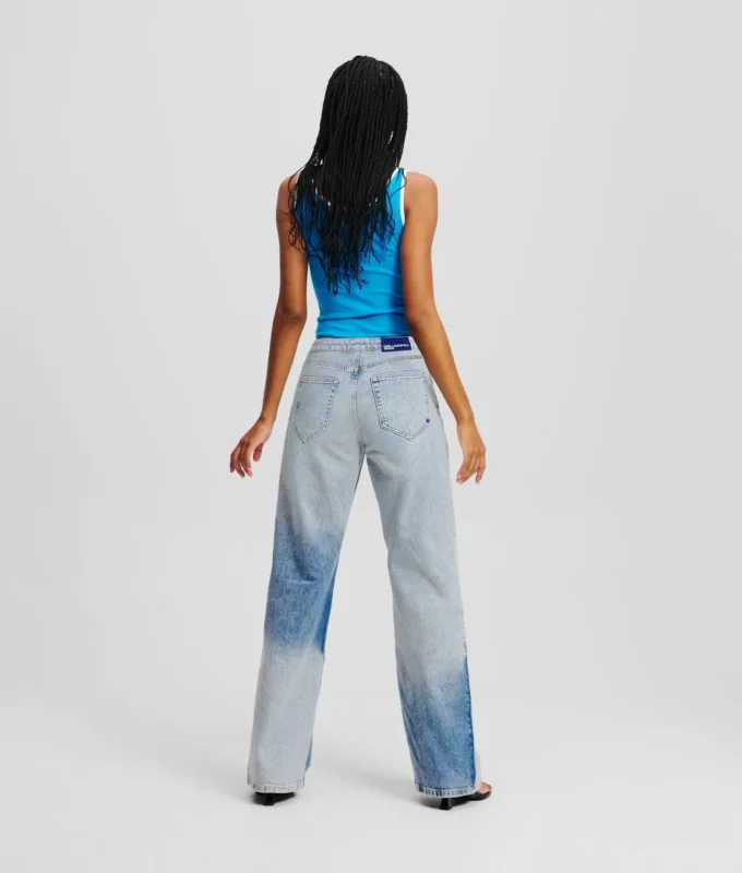 RELAXED COLOR-BLOCK JEANS