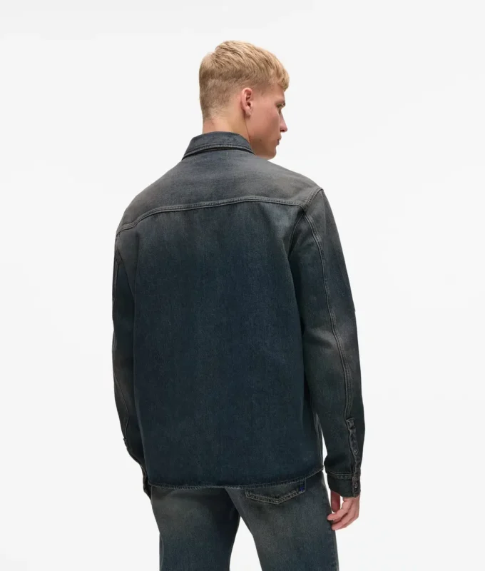 Relaxed denim shirt