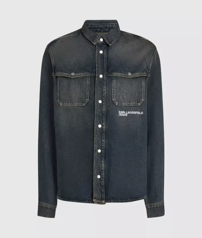 Relaxed denim shirt