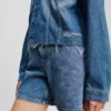 RELAXED FRINGED DENIM JACKET