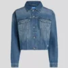 RELAXED FRINGED DENIM JACKET