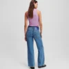 RELAXED JEANS MET DUBBELE TAILLE
