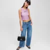 RELAXED JEANS MET DUBBELE TAILLE