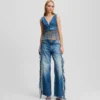 RELAXED JEANS MET FRANJES