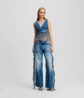 RELAXED JEANS MET FRANJES