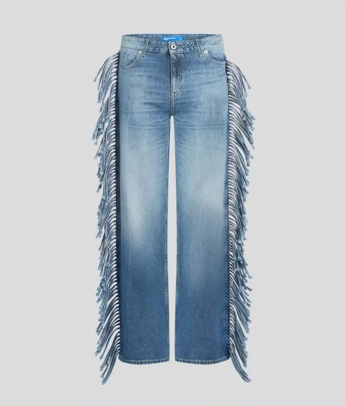 RELAXED JEANS MET FRANJES