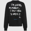 Relaxed Karl quote sweatshirt
