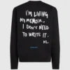 Relaxed Karl quote sweatshirt