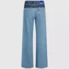 Relaxte jeans met kleurblokken