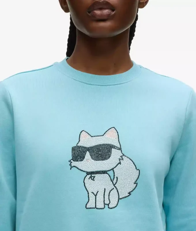 RHINESTONE IKON CHOUPETTE SWEATSHIRT