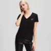 RHINESTONE IKON CHOUPETTE T-SHIRT MET V-HALS