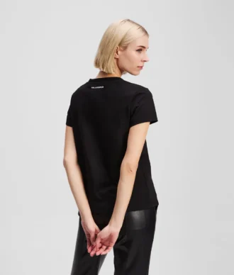 RHINESTONE IKON CHOUPETTE T-SHIRT MET V-HALS