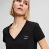 RHINESTONE IKON CHOUPETTE T-SHIRT MET V-HALS
