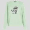 RHINESTONE IKON KARL & CHOUPETTE SWEATSHIRT
