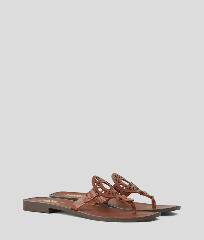 RING LOGO SANDALEN