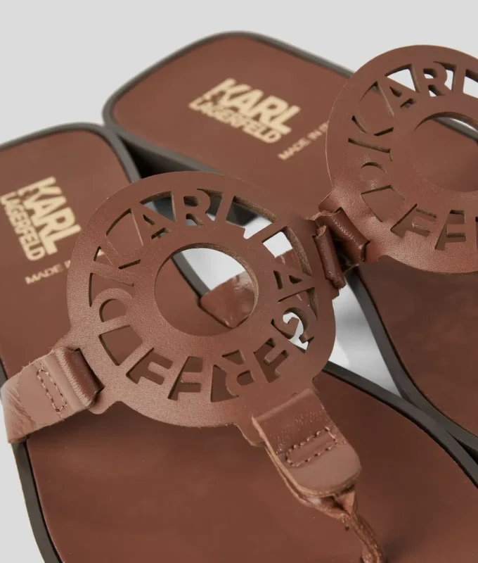 RING LOGO SANDALEN