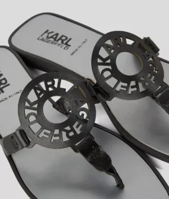 RING LOGO SANDALEN