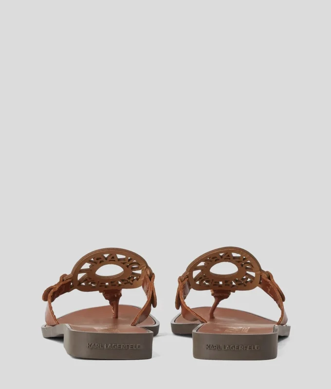 RING LOGO SANDALEN
