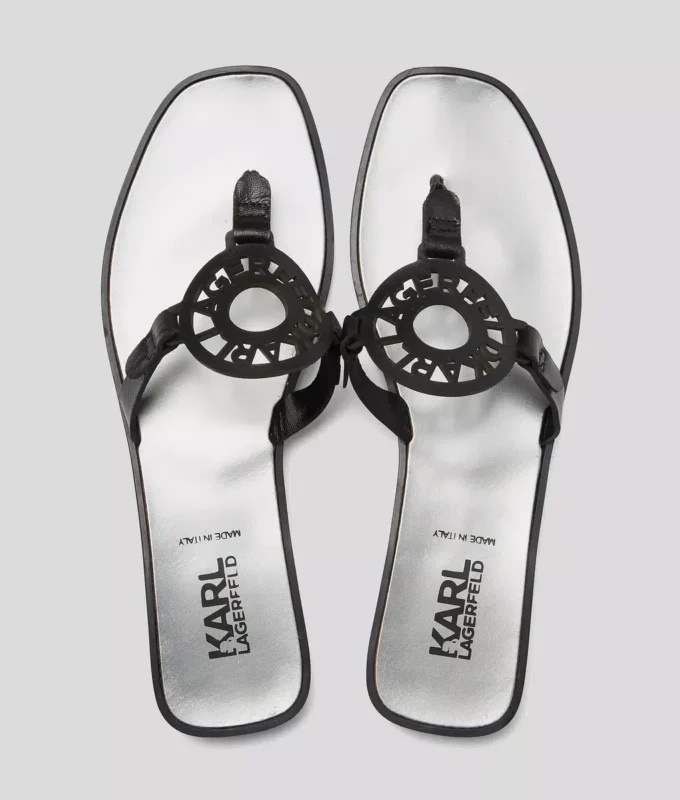 RING LOGO SANDALEN