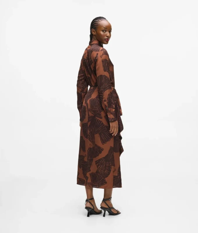 Rok met waaierprint