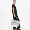 Rue St-Guillaume metallic shopper