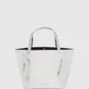 Rue St-Guillaume metallic shopper