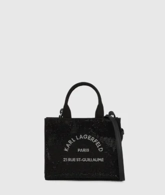 Rue St-Guillaume mini-handtas met strass
