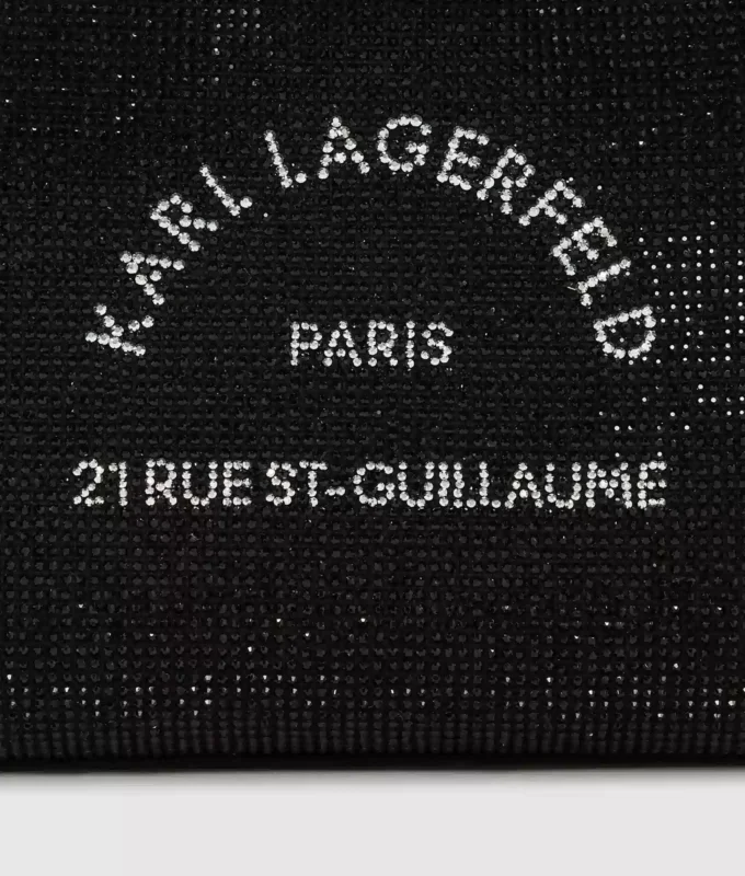 Rue St-Guillaume mini-handtas met strass