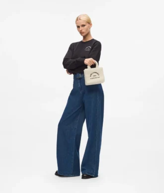 Rue St-Guillaume mini-shearling draagtas