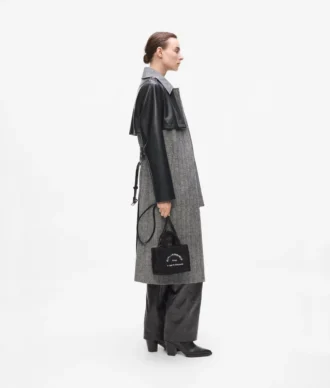 Rue St-Guillaume mini-shearling draagtas