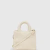 Rue St-Guillaume mini-shearling draagtas
