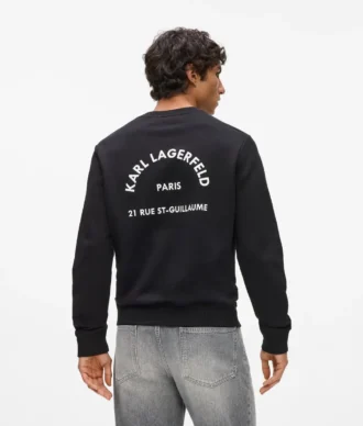Rue St-Guillaume sweatshirt met normale pasvorm