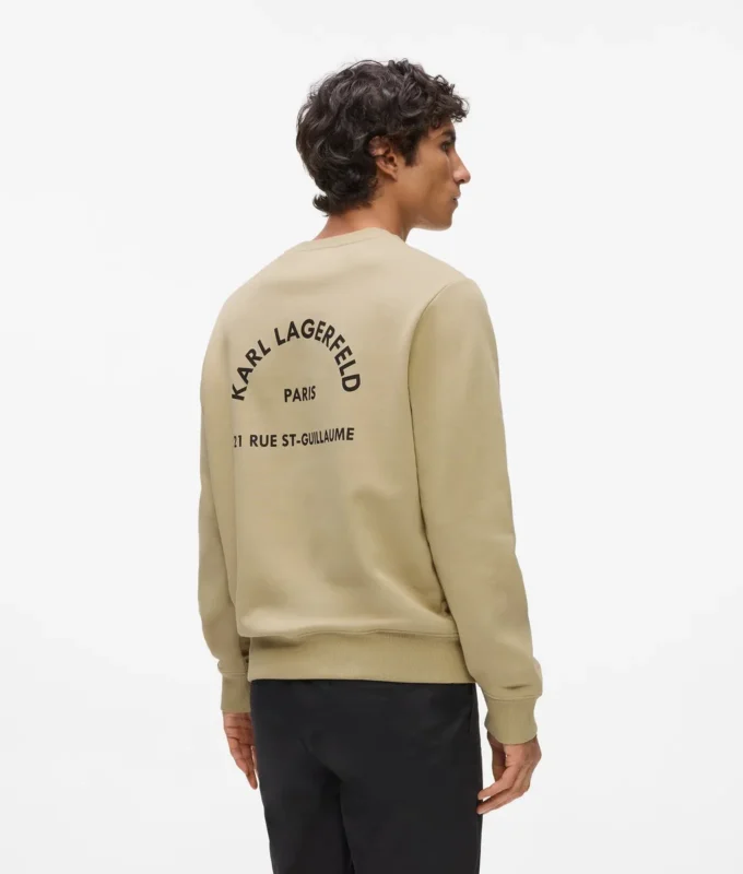 Rue St-Guillaume sweatshirt met normale pasvorm
