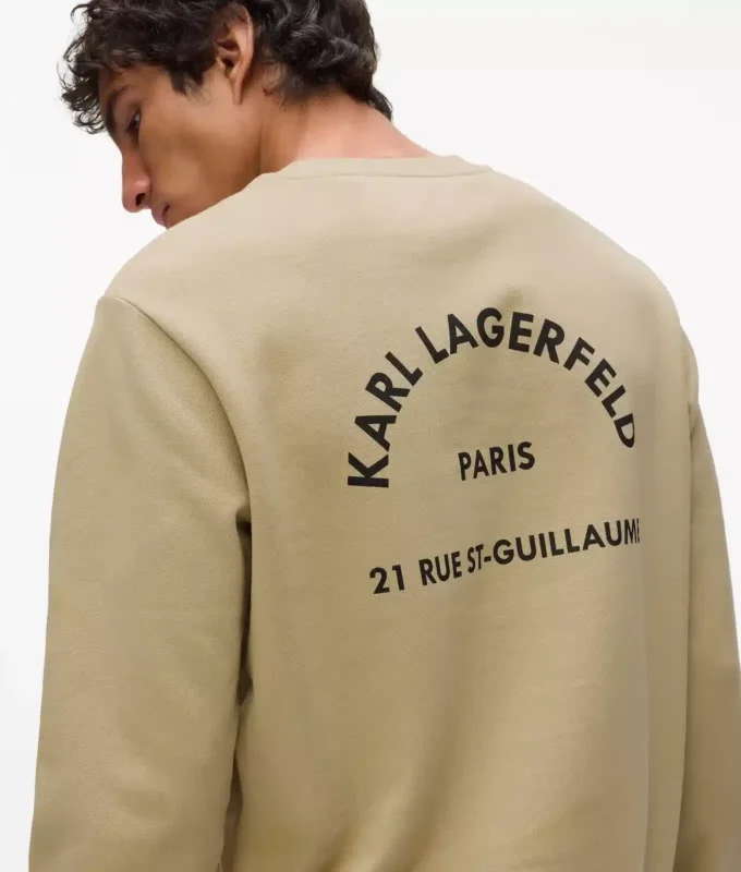 Rue St-Guillaume sweatshirt met normale pasvorm