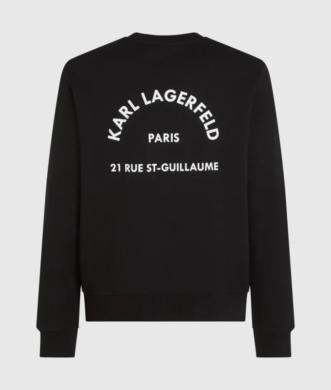 Rue St-Guillaume sweatshirt met normale pasvorm