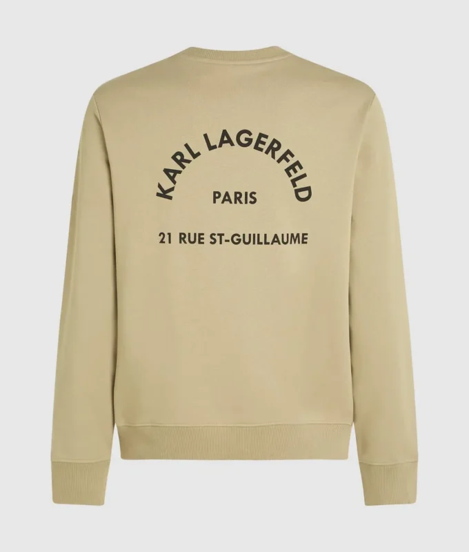 Rue St-Guillaume sweatshirt met normale pasvorm